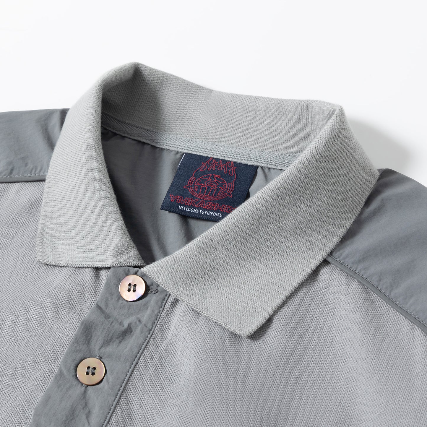 Polo shirt Hellcome, grey