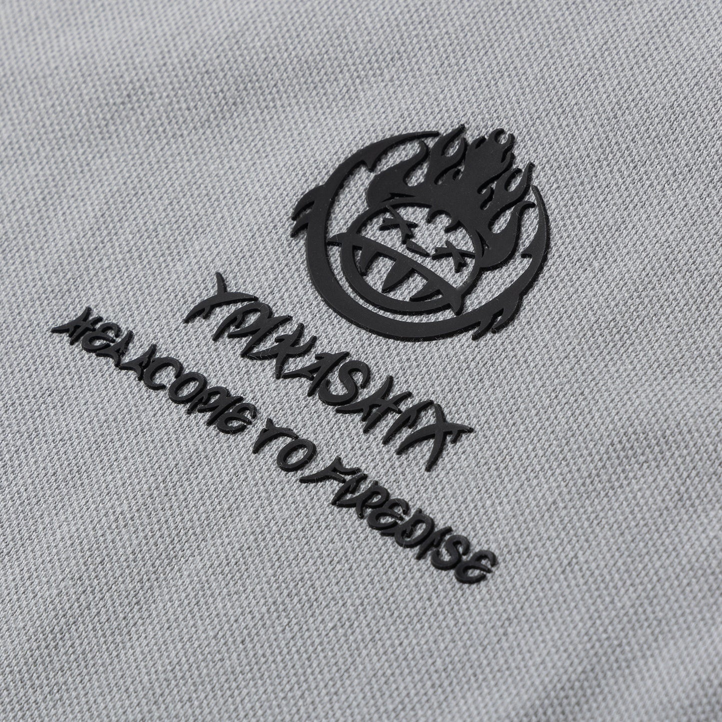 Polo shirt Hellcome, grey